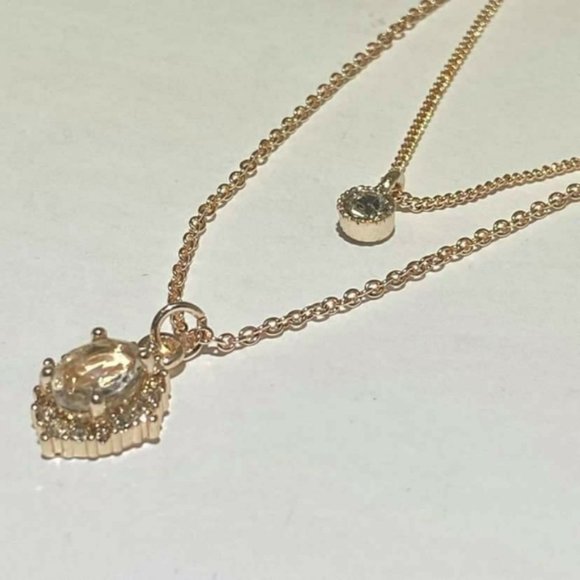 Lauren Conrad 2 Layer Sexy Sun Rose Gold Kylie Jenner Style Necklace Mom Gift - Picture 7 of 12